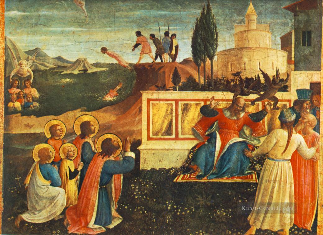 St Cosmas und St Damian Condamned Renaissance Fra Angelico Ölgemälde